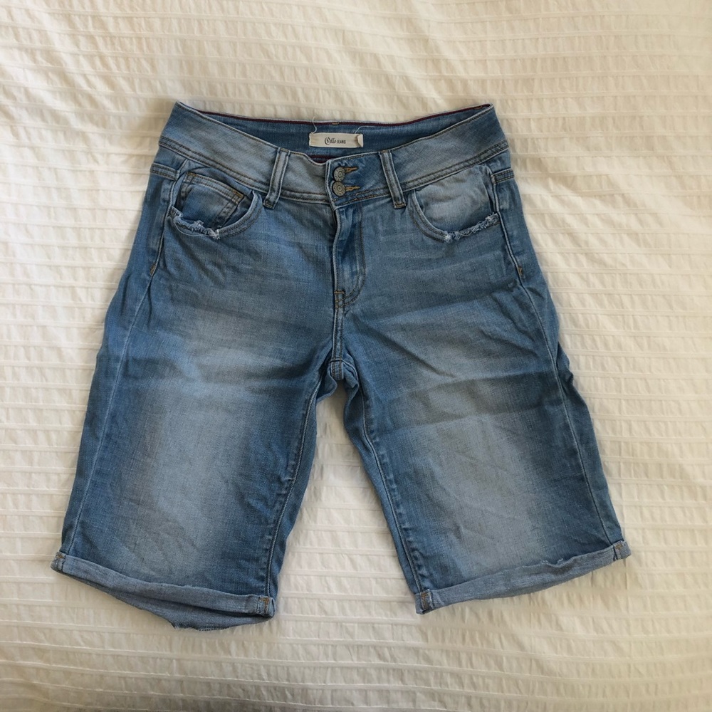 Denim shorts